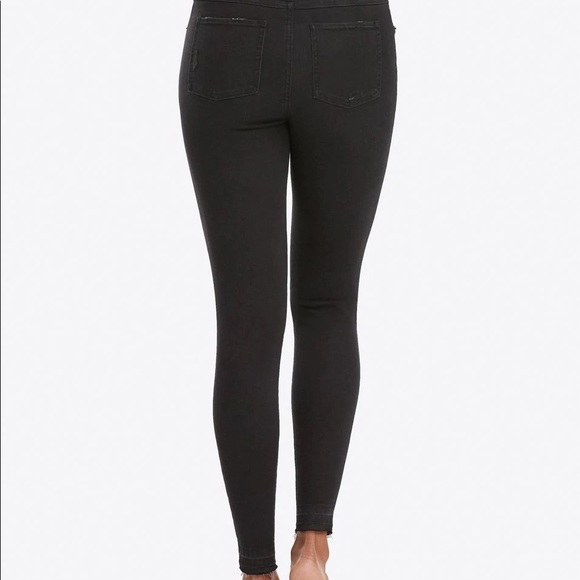 Spanx Distressed Skinny Jeans Vintage Black small - Picture 12 of 13